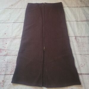CoVelo Wool Zip Front Skirt Size 10